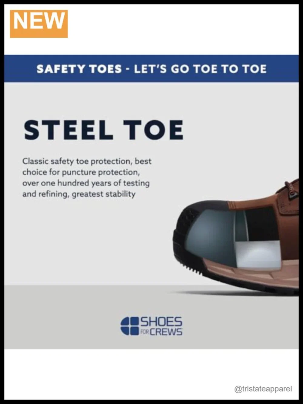 Water-Resistant Leather Work Boots with Steel Toe, Slip Resistant